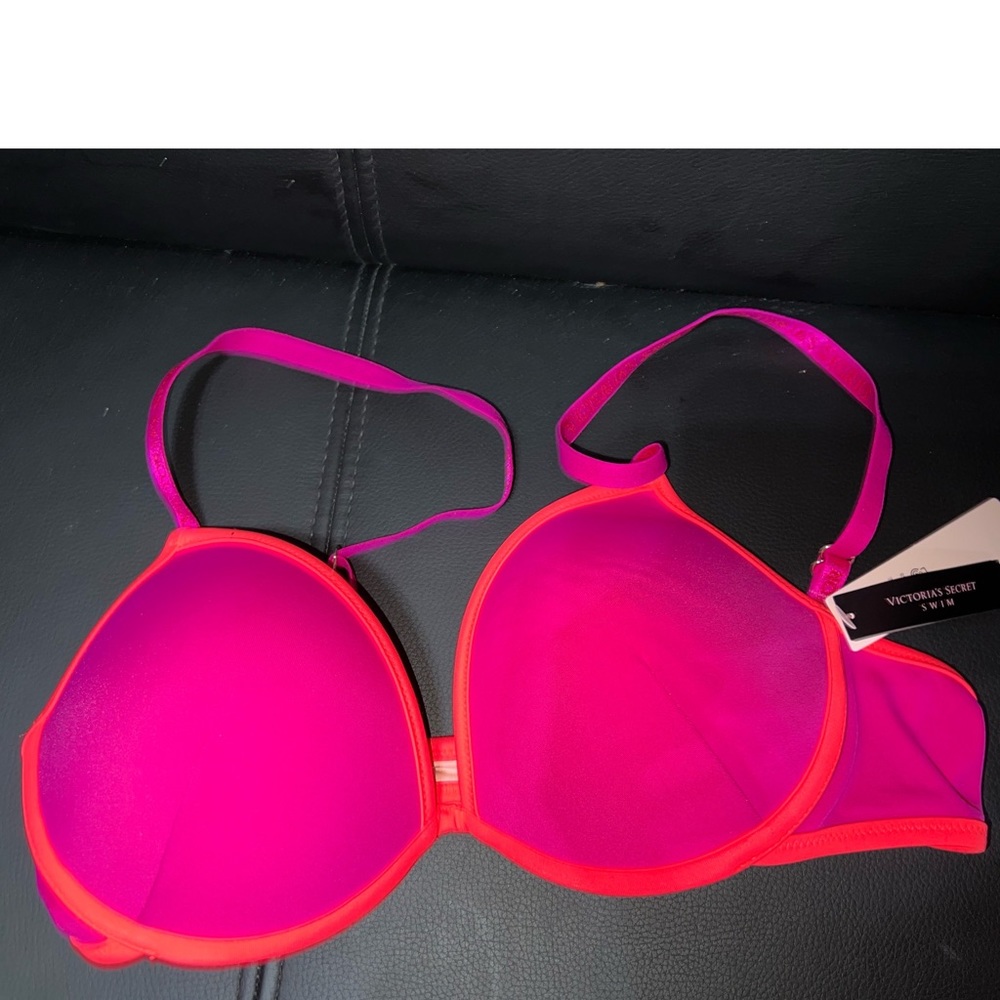 Victoria’s Secret neon pink bikini bra top